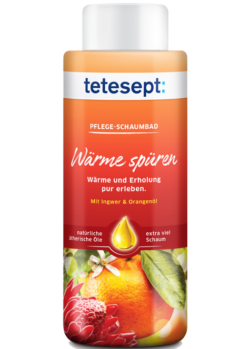 Schaumbad Wärme spüren