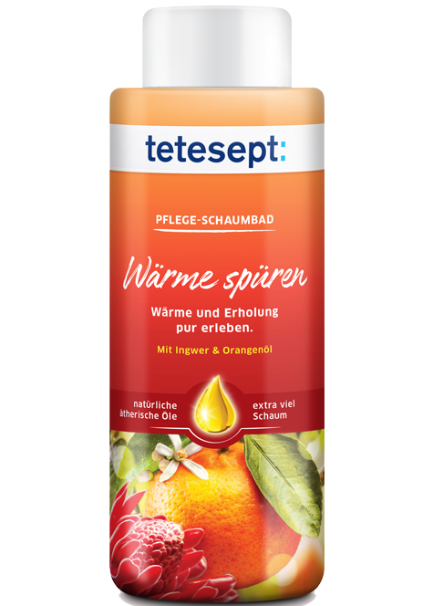 Schaumbad Wärme spüren