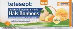 tetesept Hals Bonbons Ingwer + Curcuma + Honig