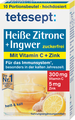 Heisse Zitrone mit Ingwer