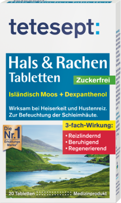 Hals Tabletten Isländisch Moos