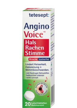 Anginovoice Hals und Stimme Lutschtabletten