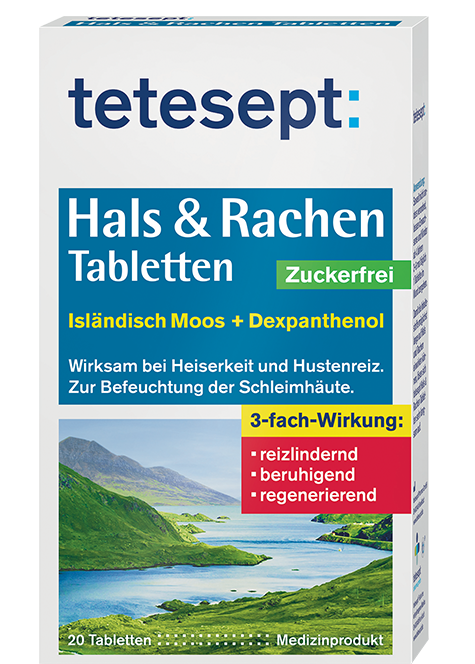 Hals Tabletten Isländisch Moos
