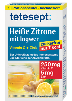 Heisse Zitrone mit Ingwer