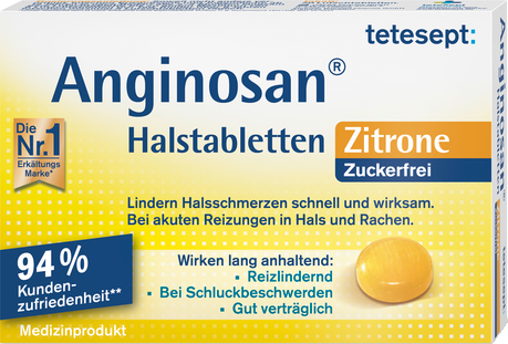 Anginosan® Halstabletten Zitrone