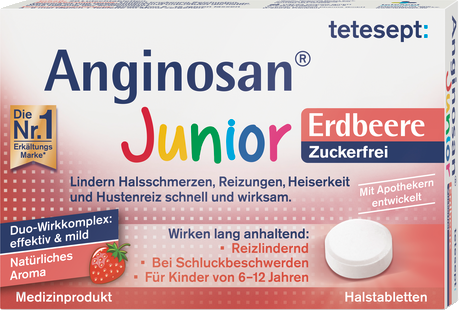 Anginosan® Junior Erdbeere