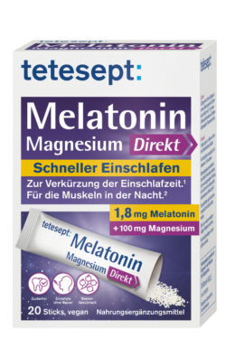 Melatonin 1,8 mg + Magnesium Direkt Sticks