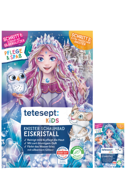 Knisterschaumbad Eiskristall
